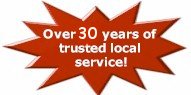 over 30 years of trusted local service